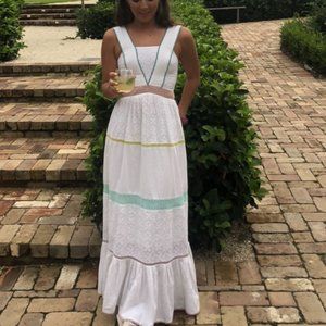 Tigerlily Namita White Maxi Dress Nwt 